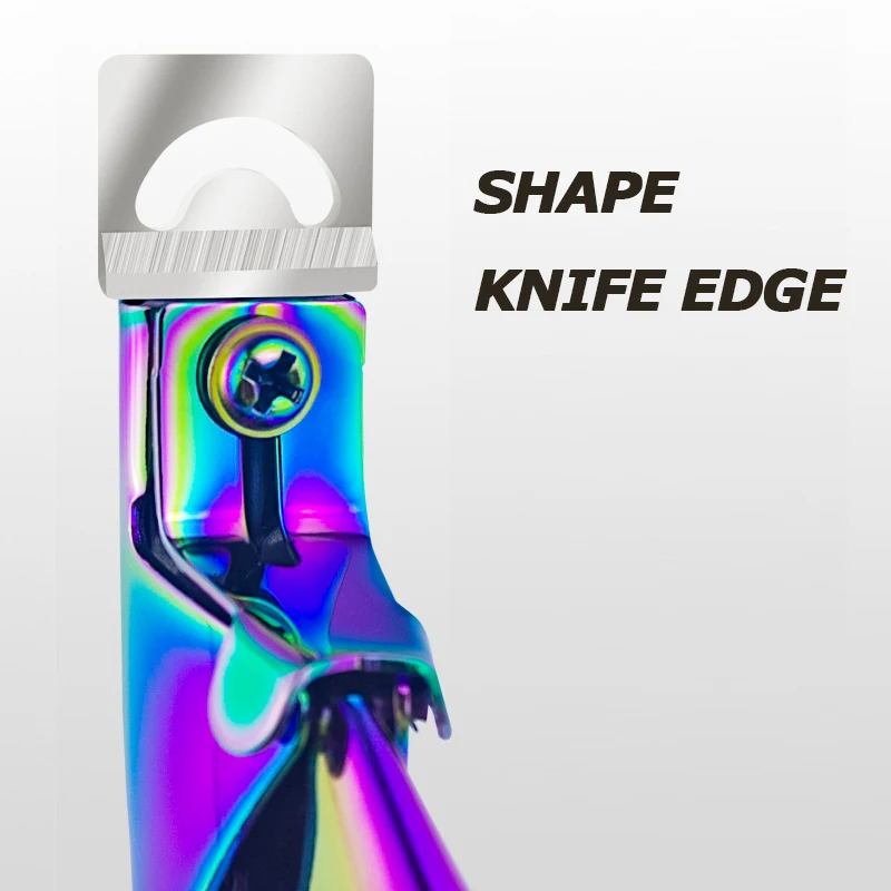 Description Picture 4 of itemNail Cuticle Nipper Scissors Stainless Steel Rainbow Tweezer Clipper Dead Skin Remover Scissor Plier Pusher Tool