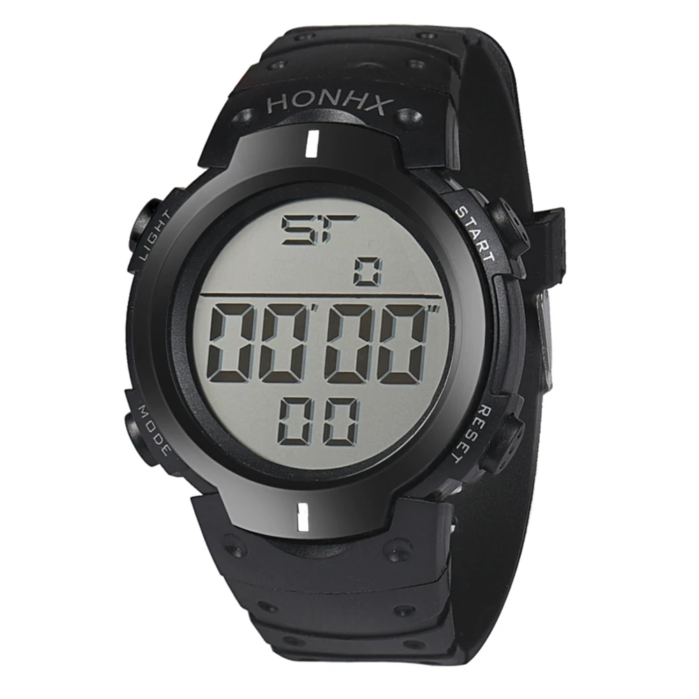 Unisex Sports LED Display Digital Watch with Stopwatch and Date Features