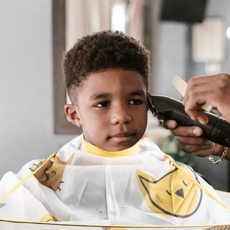 Gloway Stylist Products Haircut Salon And Home Children Cute Hairdressing Cape Hair Cutting Cloak Umbrella Cape Kids Barber