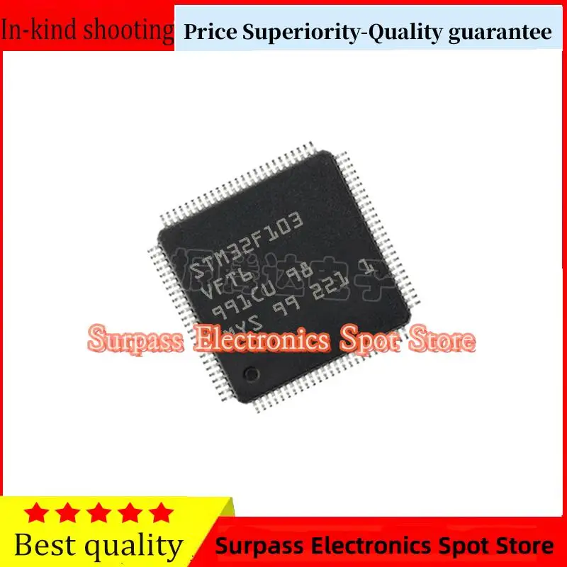 

10PCS STM32F103VFT6 QFP-100 32 Price Superiority-Quality guarantee