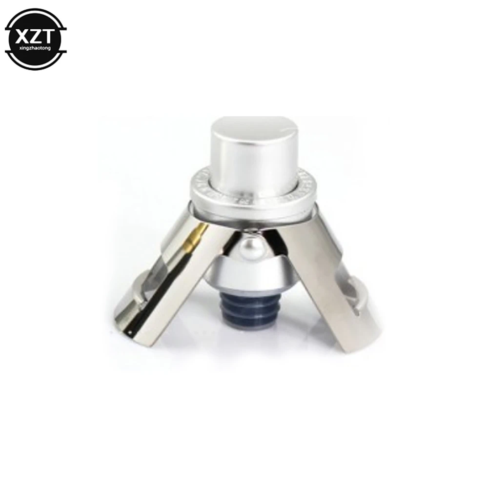 Vacuum Champagne Stopper Pressure Pump Keep Fizz Bubbly Prosecco Cava Sparkling Wine Bottle Plugs Sealer Silicone Caps