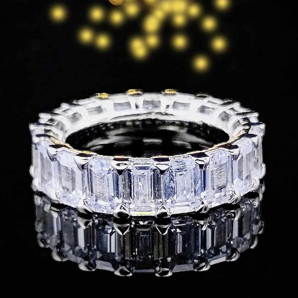 Elegant Vintage Gold & Silver Eternity Wedding Band for Women & Men - Perfect Gift