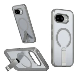 Durable Magnetic Holder Case with Metal Bracket and Military - Grade Drop Protection - Google Pixel 10a (GRAY)