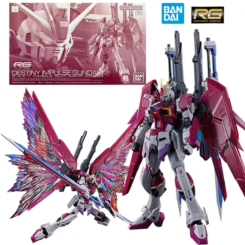 

Bandai PB RG Destiny Impulse Gundam 1/144 14Cm Gundam Seeed Original Action Figure Model Kit Toy Birthday Gift Collection