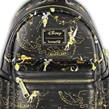 Tinkerbell pixie dust peter pan lost boys believe in fairies Loungefly bag neverland Black Backpack