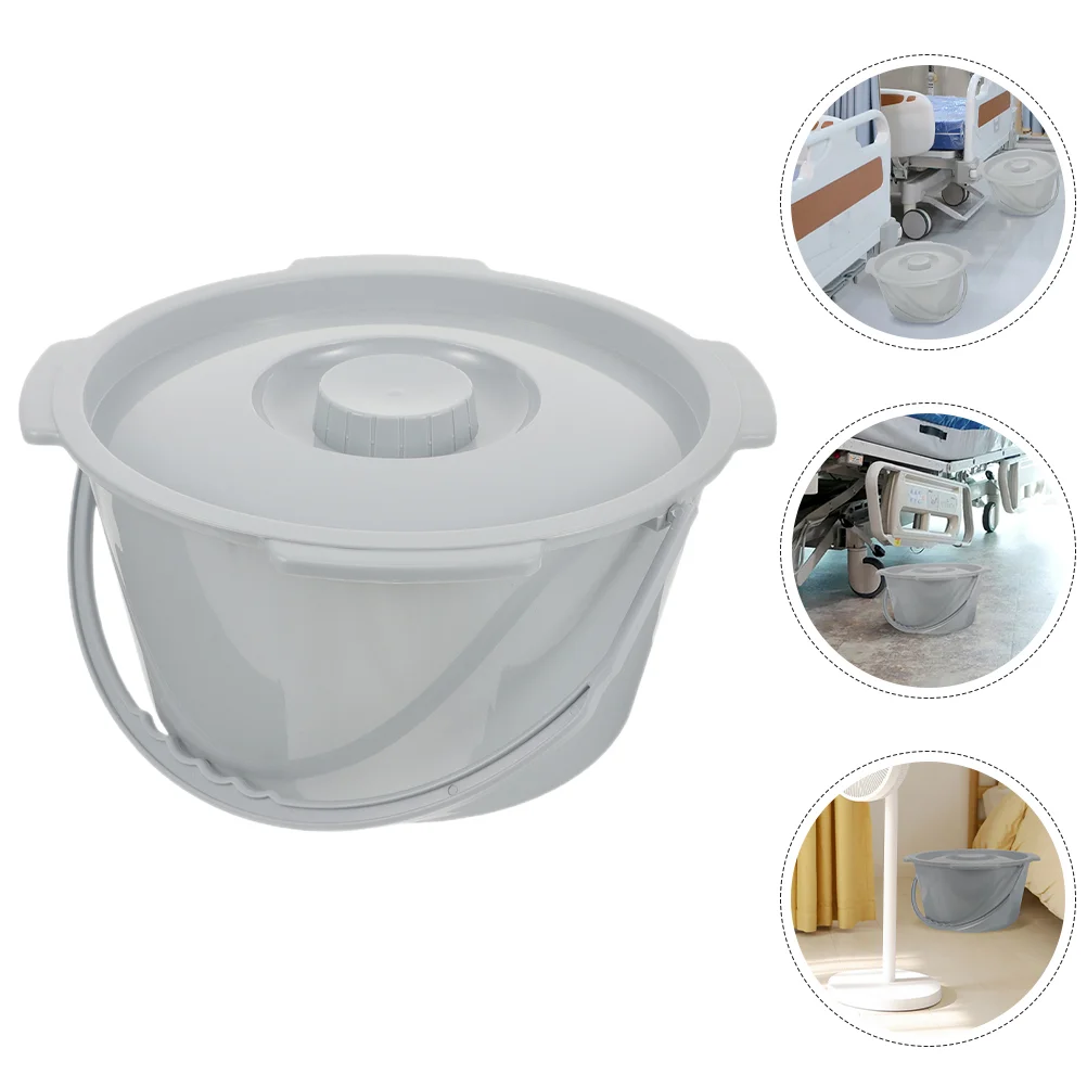 

Splash Proof Bucket Commode Chair Household Chamber Pot Urine Portable Chairs for Adults Plastic Spittoon Urinal Toilet Elderly