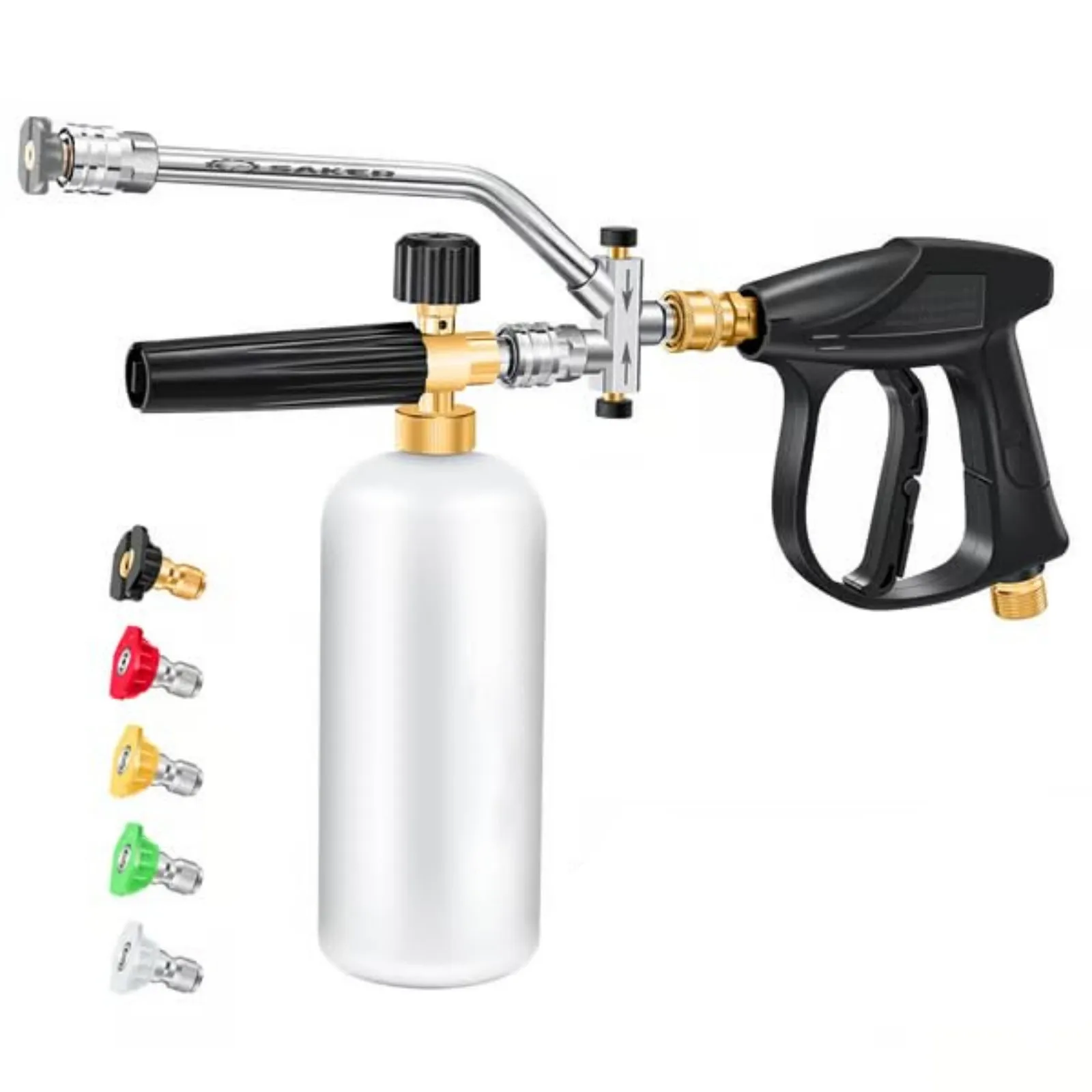 ملحق موصل رغوي عالمي 2 في 1 لتنظيف السيارات بالضغط...