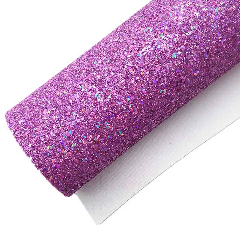 0.6MM Shimmer Glitter Leather Sheets Gltter Faux Fabric Vinyl with Soft  Backing Glitter For Crafts Bows DIY 21x29CM Q1224