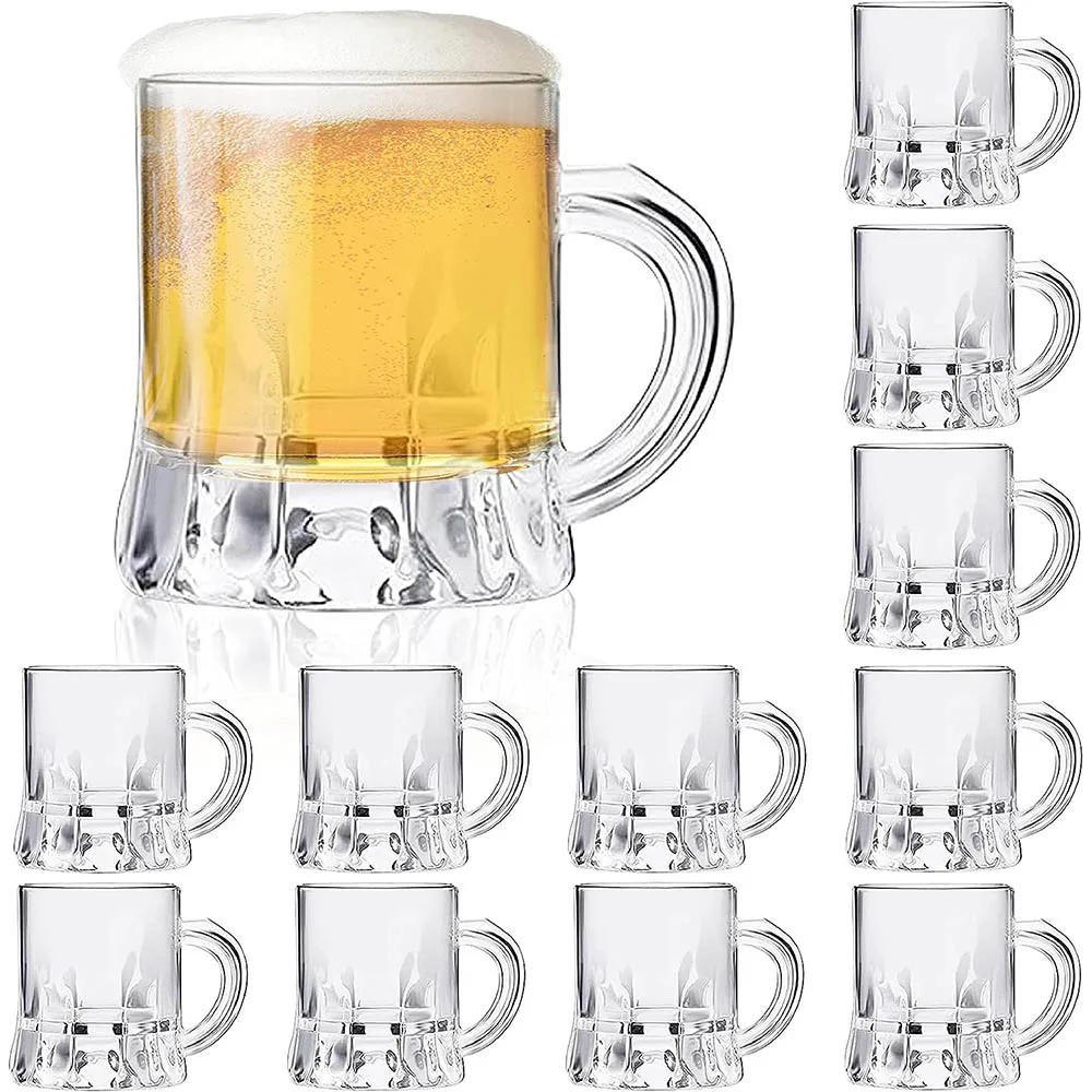 6123050PcsMiniBeerMugsBulkShotGlassesBeerGlassesSet1oz