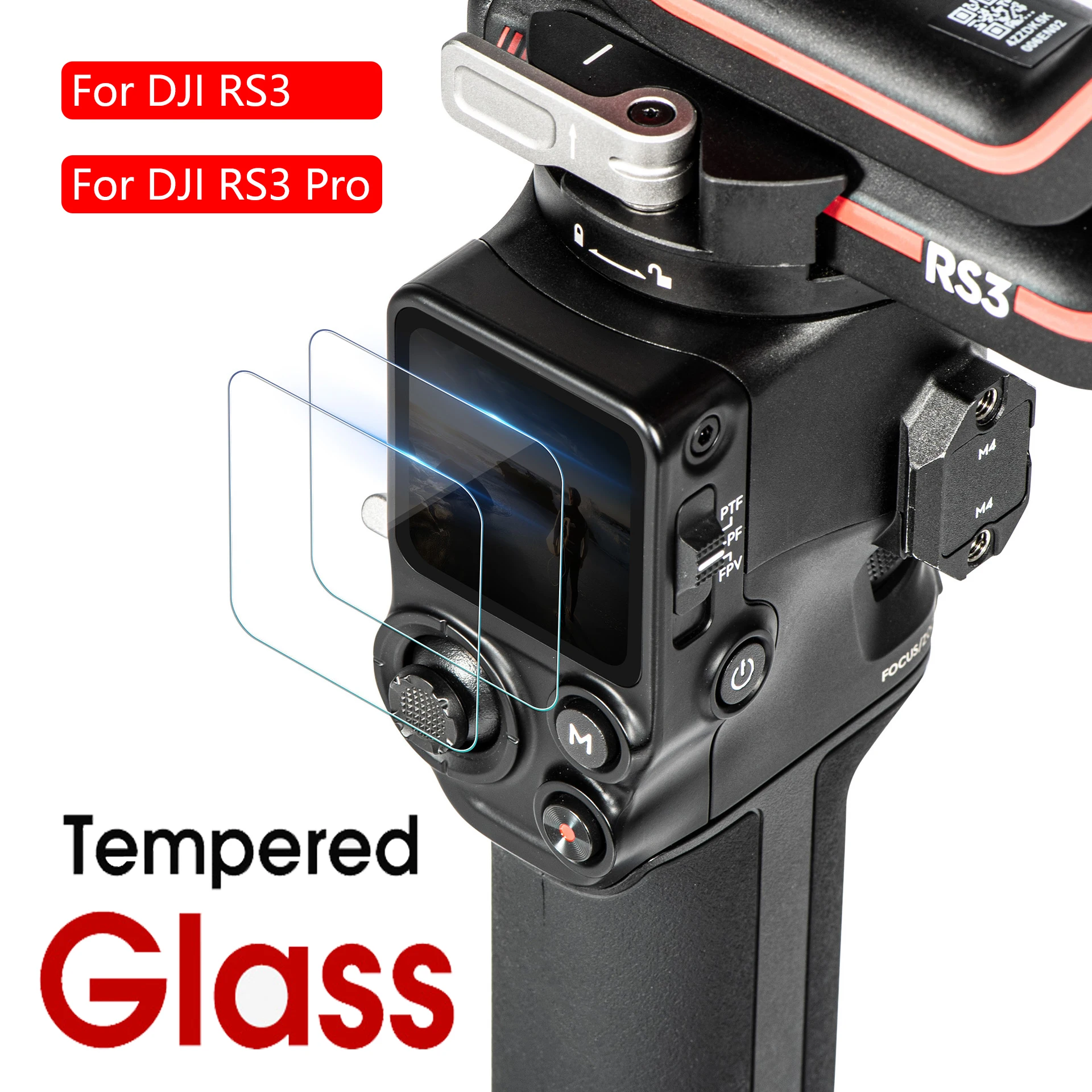 Per Fotocamera Dji Rs3 Stabilizzatore Cardanico Portatile Proteggi Schermo In Vetro Temperato Pellicole Antigraffio Trasparenti Per Dji Rs3 Pro