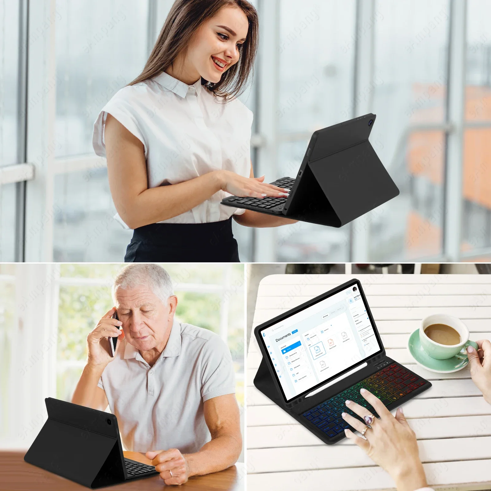Premium Backlit Keyboard Case with Multi-Language Options