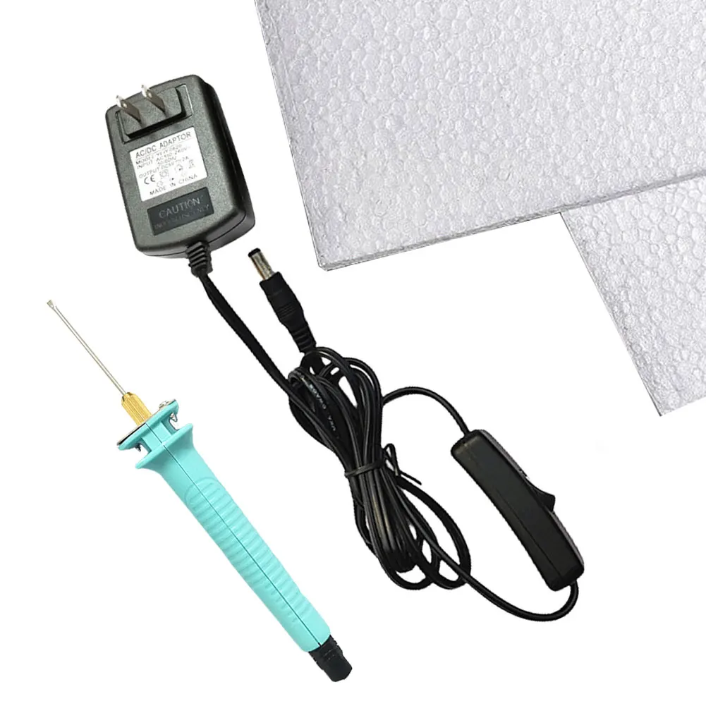 5-25CM Electric Foam Cutter Polystyrene Styrofoam Knife Hot Wire Foam Cutting Knife Portable Styrofoam Cutting Tools Foam Cutter