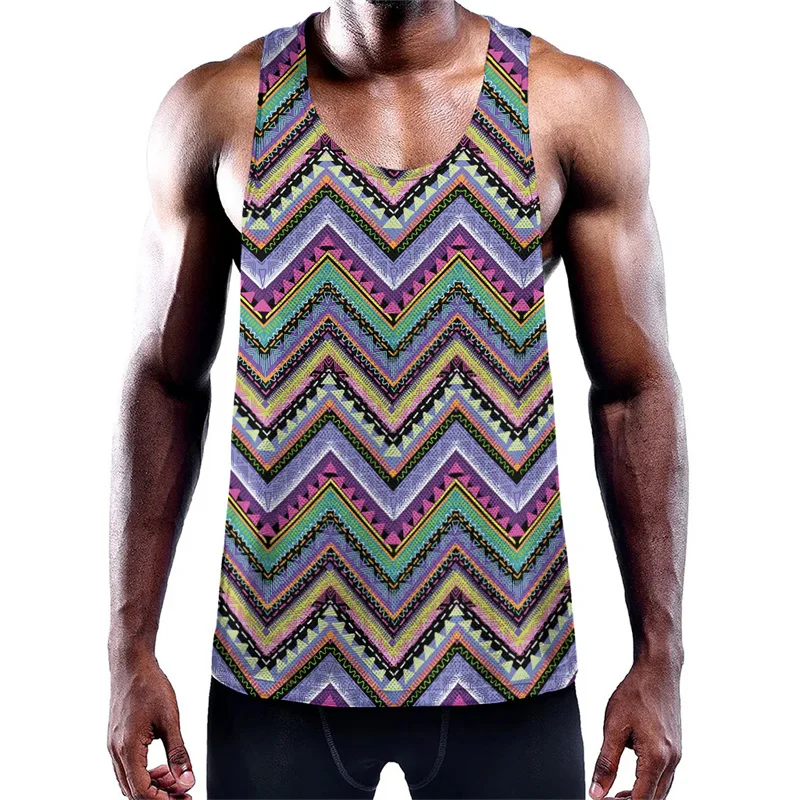 Zigzag - Inspired By Harry Styles - Sustainably Made Men's Tank Top