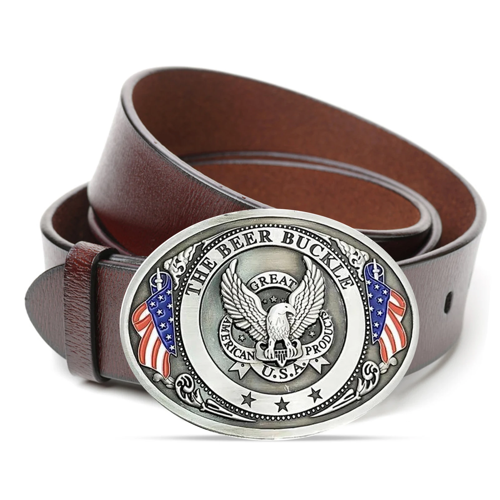 PortableBeerHolderBeltBuckleHandsFreeBeerBeltTrayBuckleCup