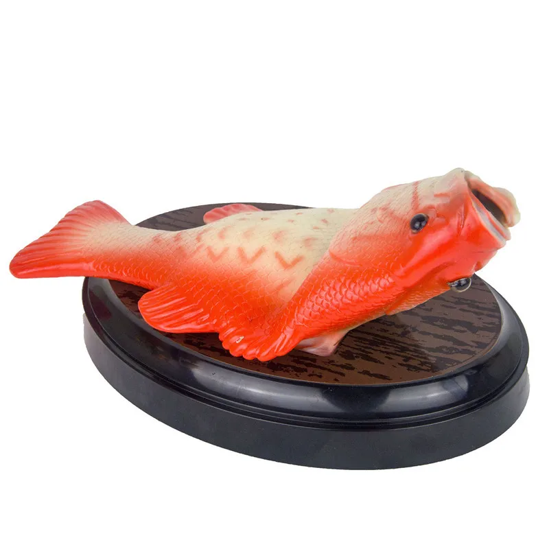 Electronic Singing Plastic Fish Big Mouth Bass Robot Simulation Fishes Novelty Spoof Halloween Decorating Play