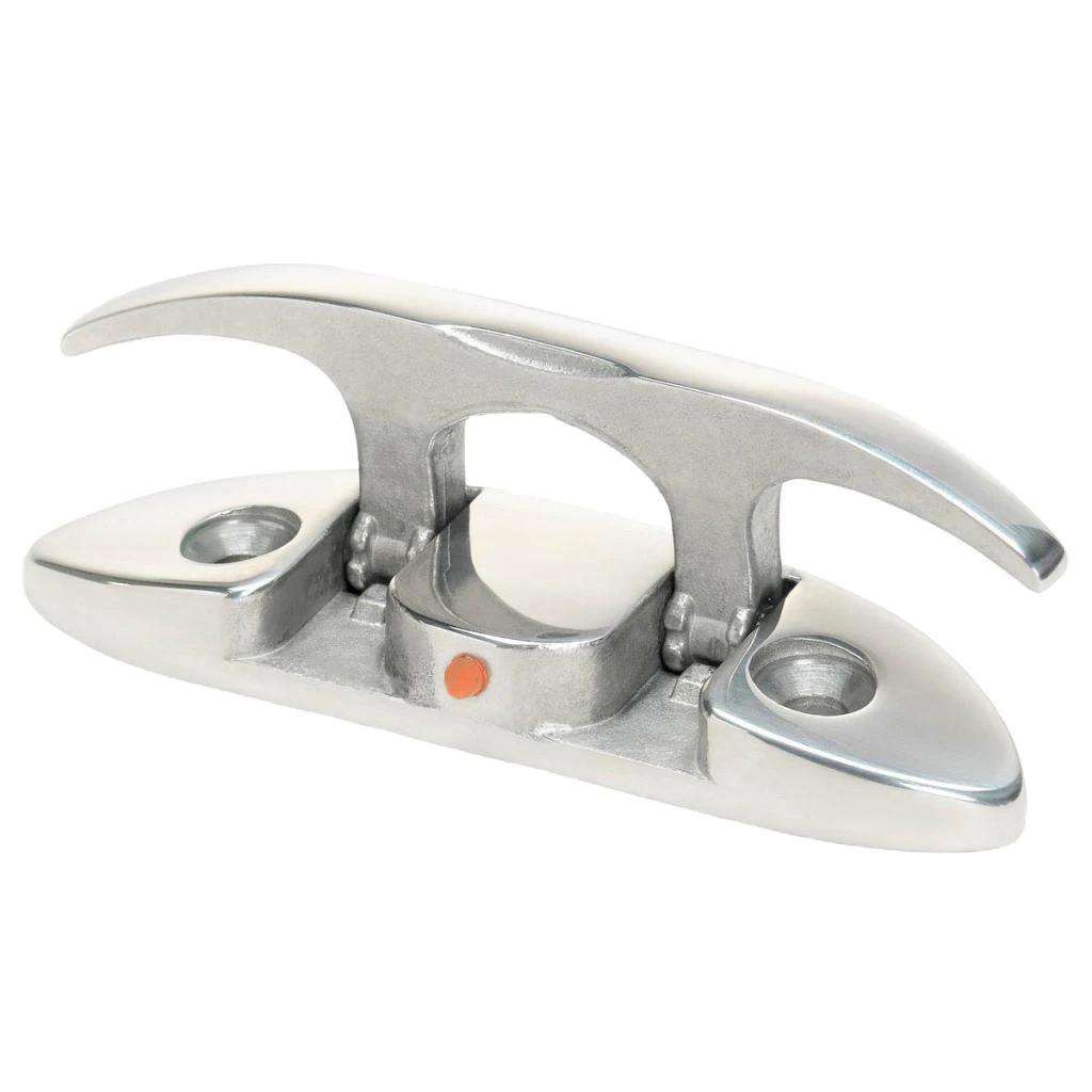 

Marine Boat Flip Up Folding Pull Up Dock Cleat - 6-inch 316 Stainless Steel ()