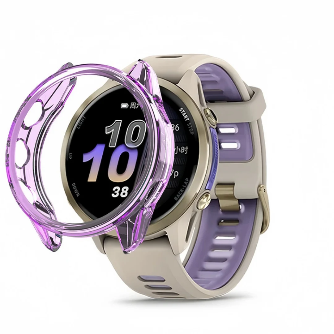 Clear TPU Screen Protector Cover - Protective Watch Case with Hollow Design