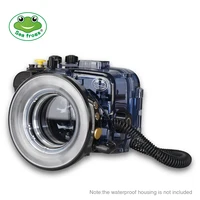 Seafrogs SL-108 Diving Ring Flash Light 1200 Lumen for Canon Sony Nikon Camera Case for 67mm Lens Waterproof Underwater Light 1