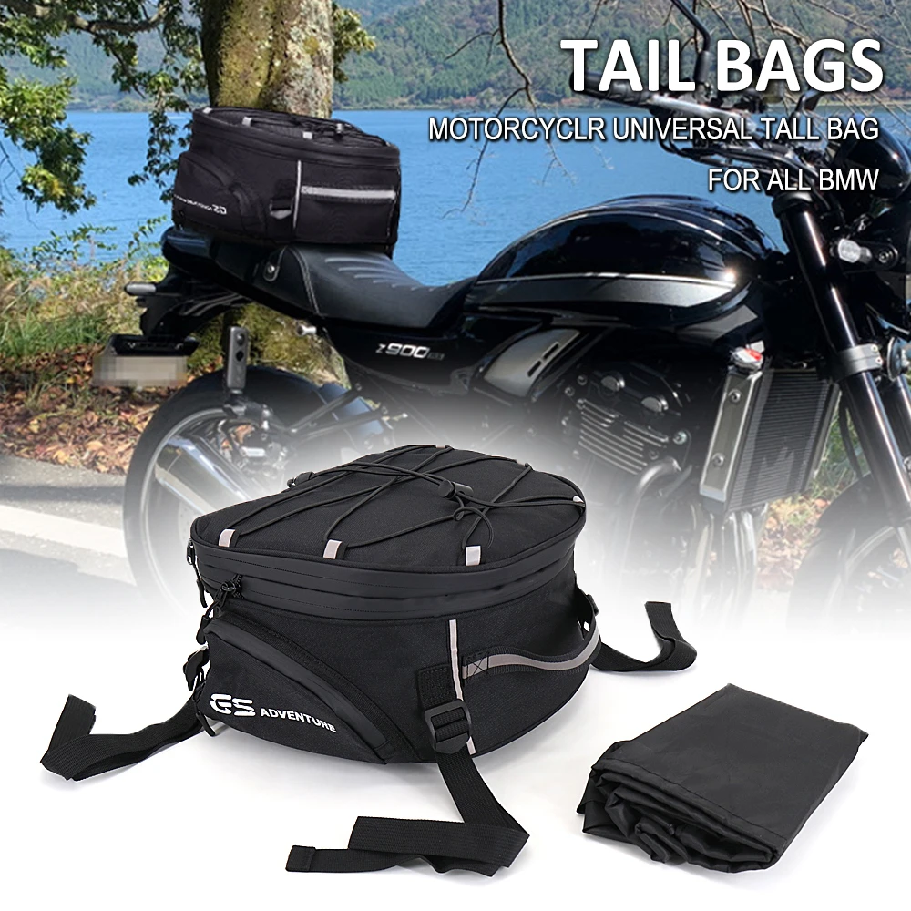 Universal Motorcycle Tail Bags Luggage Rack Top Cases Tailbag For BMW R1250GS R1200GS F850GS