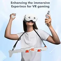 Enhance VR Shooting Game Experience Handle Gunstock Combination For Meta Quest 3/3 VR Accessories Handle Grip For Christmas Gift - Image 4