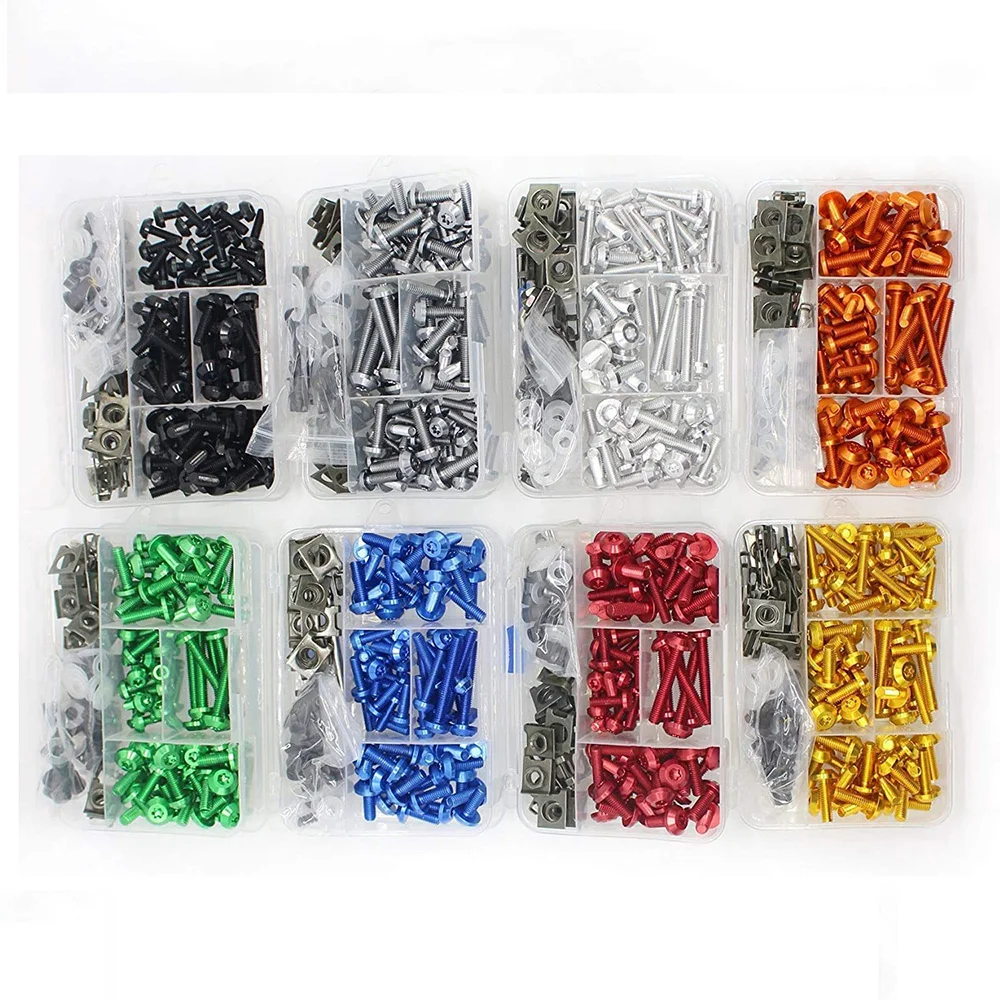 30-Pack Motorcycle Decorative Bolt Covers - Universal Fit For