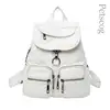 Soft Washing Leather Women's Backpack Travel Large Capacity Backpacks Cute Female Shoulder Bags New Mochilas Para Ninas 2023 4