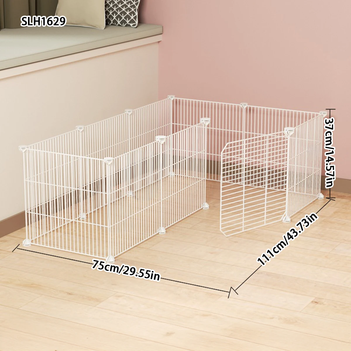 Honey glider cage Encrypted small hamster cage Home luxury villa rabbit iron mesh combination pet Chinchillas