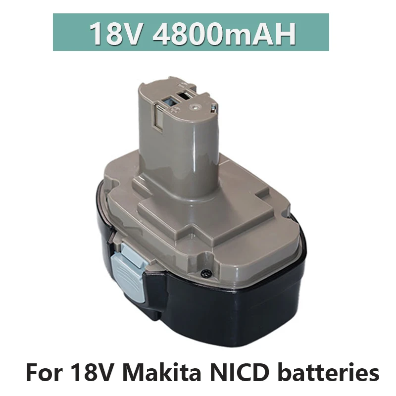 

18V 4800mAH Ni-CD Rechargeable Tools Battery for MAKITA 1822 192826-5 192827-3 PA18