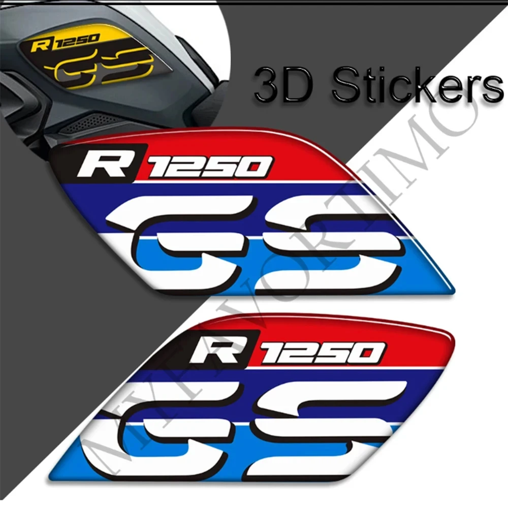 For BMW R1250GS R1250 R 1250 GS LC HP Rallye Gas Fuel Oil Kit Knee Tank Pad Stickers Decal Protection Rally Fairing Fender