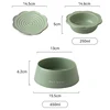 Cat Ceramic Bowl 3 in 1Multifunctional Pet Food Water Snack Plates Bowls Small Dogs Meal Plate and Water Bowl Combination Set 5