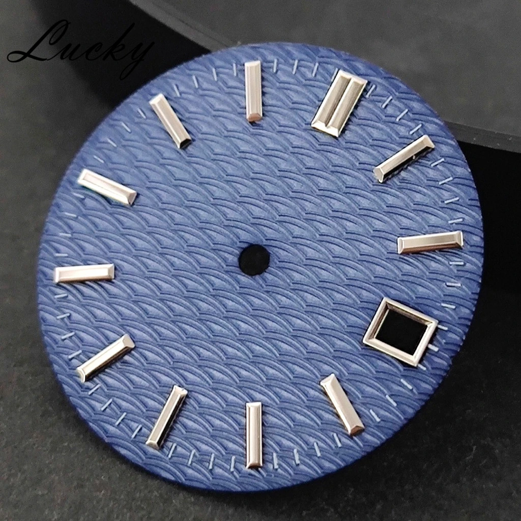 Wave Textured Watch Faces in Multicolor Options, 28.5mm
