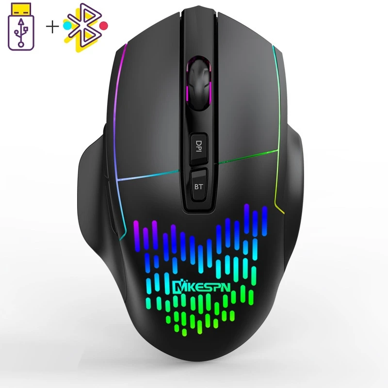 Wireless Mouse Ergonomic Computer Mouse PC Optical Mause with USB Receiver 8 buttons 2.4Ghz Wireless Mice 1600 DPI For Laptop good wireless gaming mouse