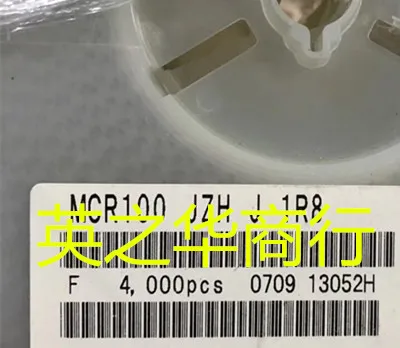 

Оригинальный Новый чиповый резистор MCR100 JZH J 1R8, 30 шт.