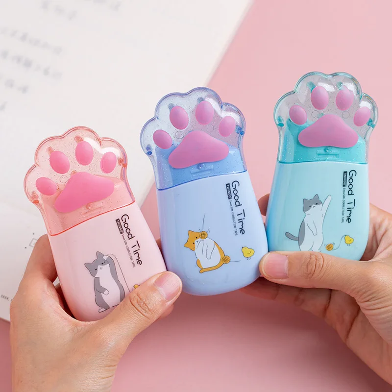 Correction tape 5mmx30m Kawaii Larre Cat Paw white out school office gift