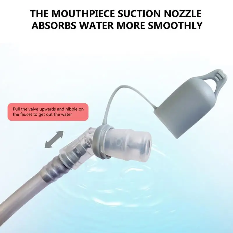 1.5L/2.0L Hydration Bladder For Camping Leakproof Water Storage Bladder Bag Cycling Hydration Pack PEVA Hiking Water Storage Bag