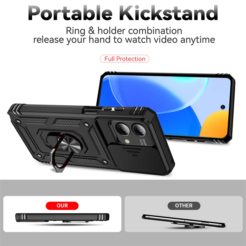Phone Case Magnetic Holder Ring for Moto G Stylus 5G Motorola Slide Lens Armor Back Cover phone case,magnetic case,phone protector cover
