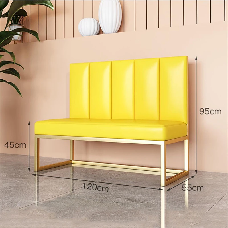 Luxurious Dining Chairs Western Restaurants Coffee Shops Commercial Dining Furniture Seating Area Sofa Combinations