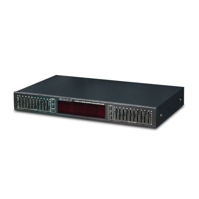 Égaliseur Stéréo LeTkingok EQ665 - 10 Bandes Avec Bluetooth - 220V, Or - 430x230x55mm