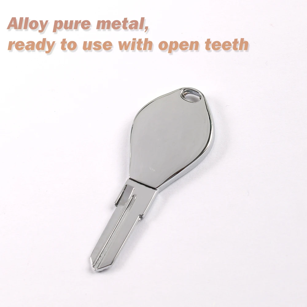 Left Slot-1 Piece Alloy Key Blanks for Motorcycle Harley Davidson X48 X72 XL883N/L/R.XL1200 Hardon Key Embryo(all-in-one-shaped)