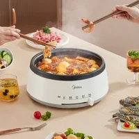 220V Rice Cooker Large Capacity Detachable Non-stick Rice Cooker Multifunctional Detachable Electric Hot Pot 2