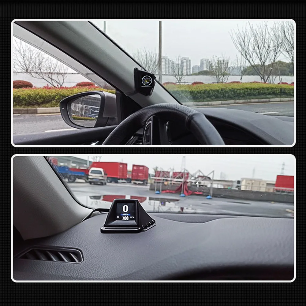 Vjoycar-HUD OBD2 GPS  ý   ÷,  ڵ ǻ ӵ RPM  Һ ÷  극ũ ׽Ʈ
