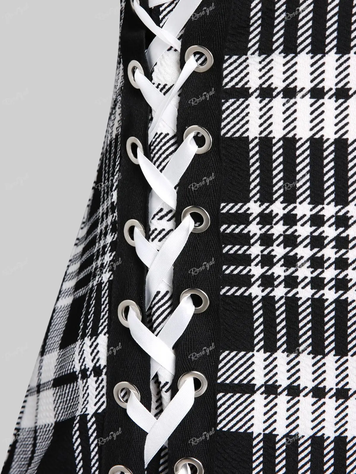 Rosegal Plus Size Plaid Tank Top 5