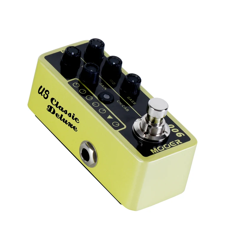 Guitar Pedal w/ 3-Band EQ Digital Preamp 006 Classic Deluxe Delay