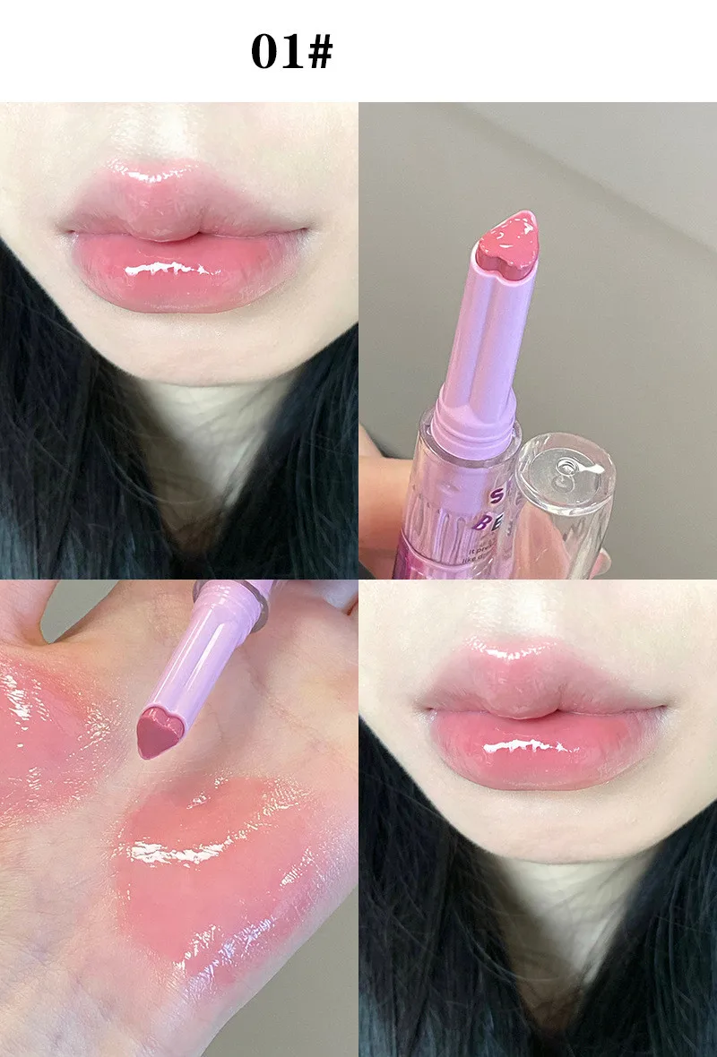Hydrating Lip Glaze Gloss Plumping Non-stick Waterproof Pink Tint_voghion.com