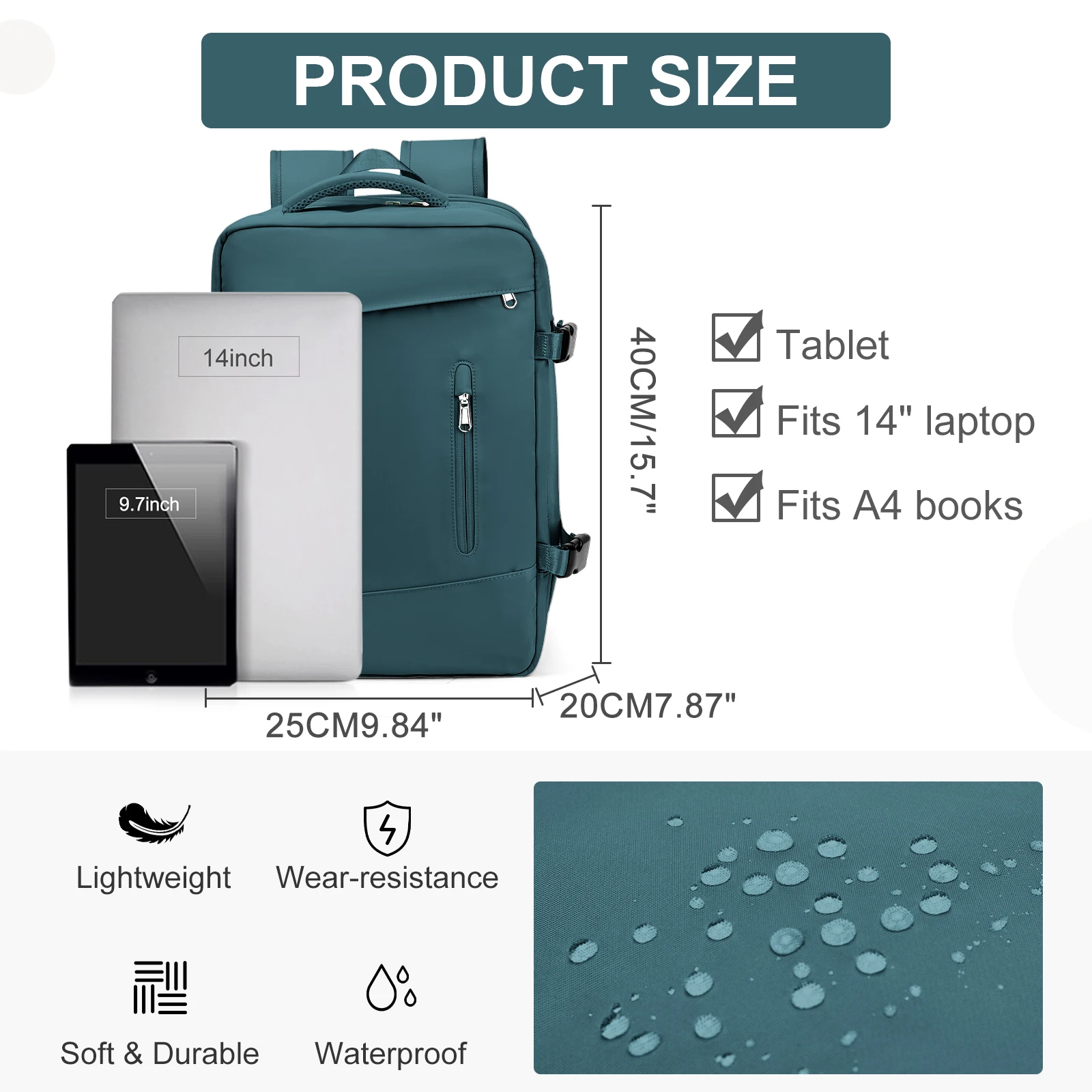 rucksack Hand Luggage Backpack Business Laptop Bag College Travel Backpack Waterproof Carry on Cabin mochila ryanair 40x20x25