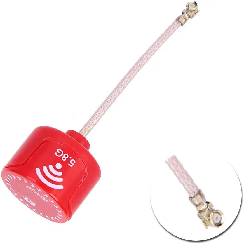 5.8Ghz 3dBi RHCP High Gain Antenna for FPV Racing Drone RC Parts Accessory Red