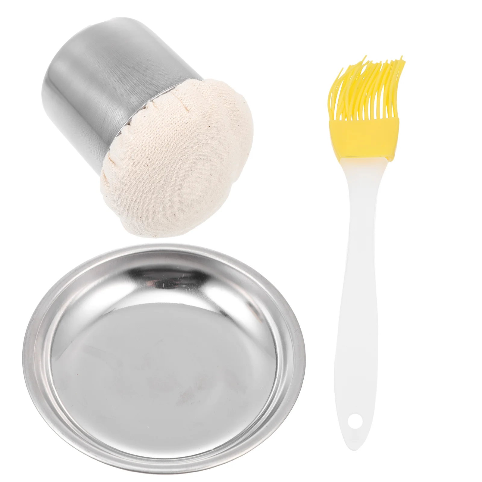 

Pancake Spreading Tool Pancake Pan Oil Applicator with Oil Brush and Tray