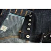 SAUCE ORIGIN Mens Jeans 925 Real Silver Buttons Jeans JAPAN BLUE Top Selvedge Denim Tapered Legsl  Handmade 16 Oz 2
