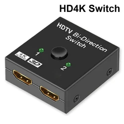 4K HDMI - Compatible Video Splitter (VM2 - 01 Metal Square)