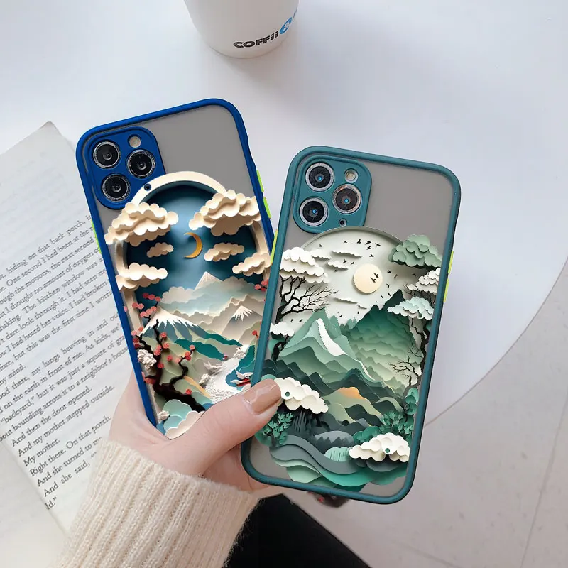 Creative Mountains Shockproof iPhone Phone Case